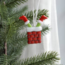 The Mischievous Elf Caught in the Chimney Ornament-1