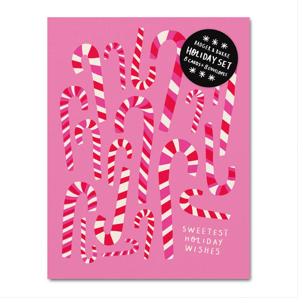 Candy Cane - Holiday Card Set