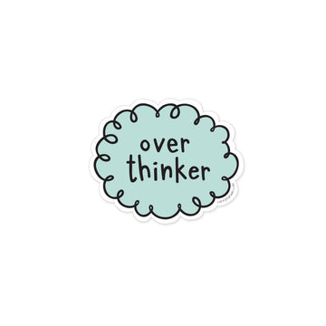 Overthinker Vinyl Sticker