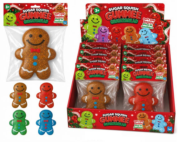 Jumbo Sugar Squish Gummee Gingerbread Man