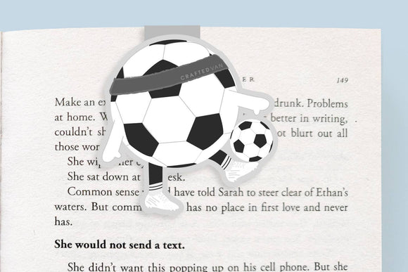 Soccer Ball - Jumbo Magnetic Bookmark