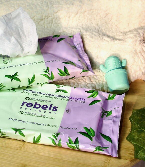 Biodegradable Face & Body Wipes
