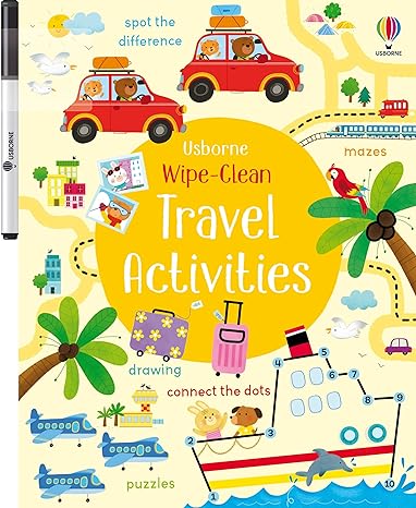 Wipe-Clean Travel Activities
