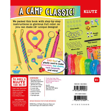 Best Ever Book of Lanyard, Scoubidou & Boondoggle - Colorful craft kit for making handmade lanyards and boondoggles, unique Canadian gift.