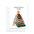 Wishing You A Novel-ous Christmas! - Greeting Card-1