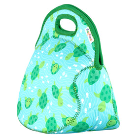 Large, Machine Washable Lunch Bag for Kids - Sea Turtles - 0