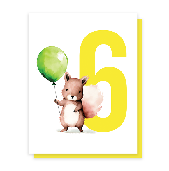 6th Birthday Squirrel