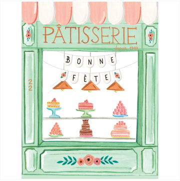 Bonne Fete Bakery Card - 0
