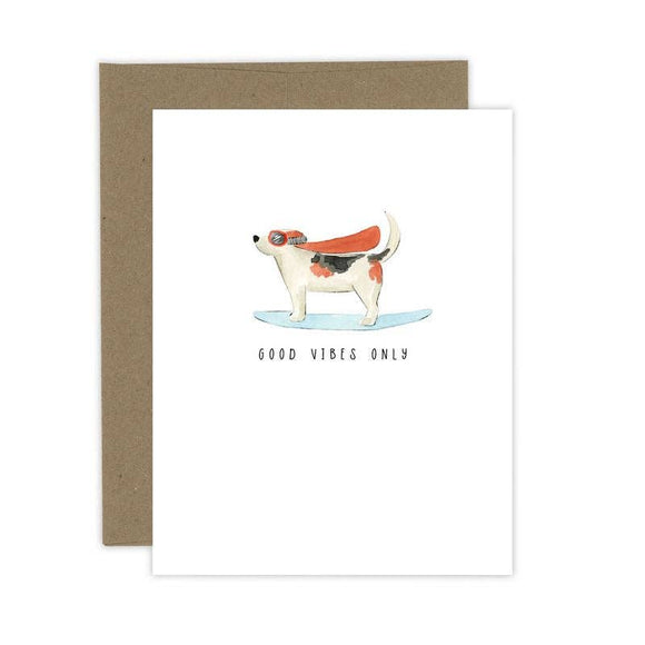 Good Vibes Only Card | Beagle | Any Occasion Card