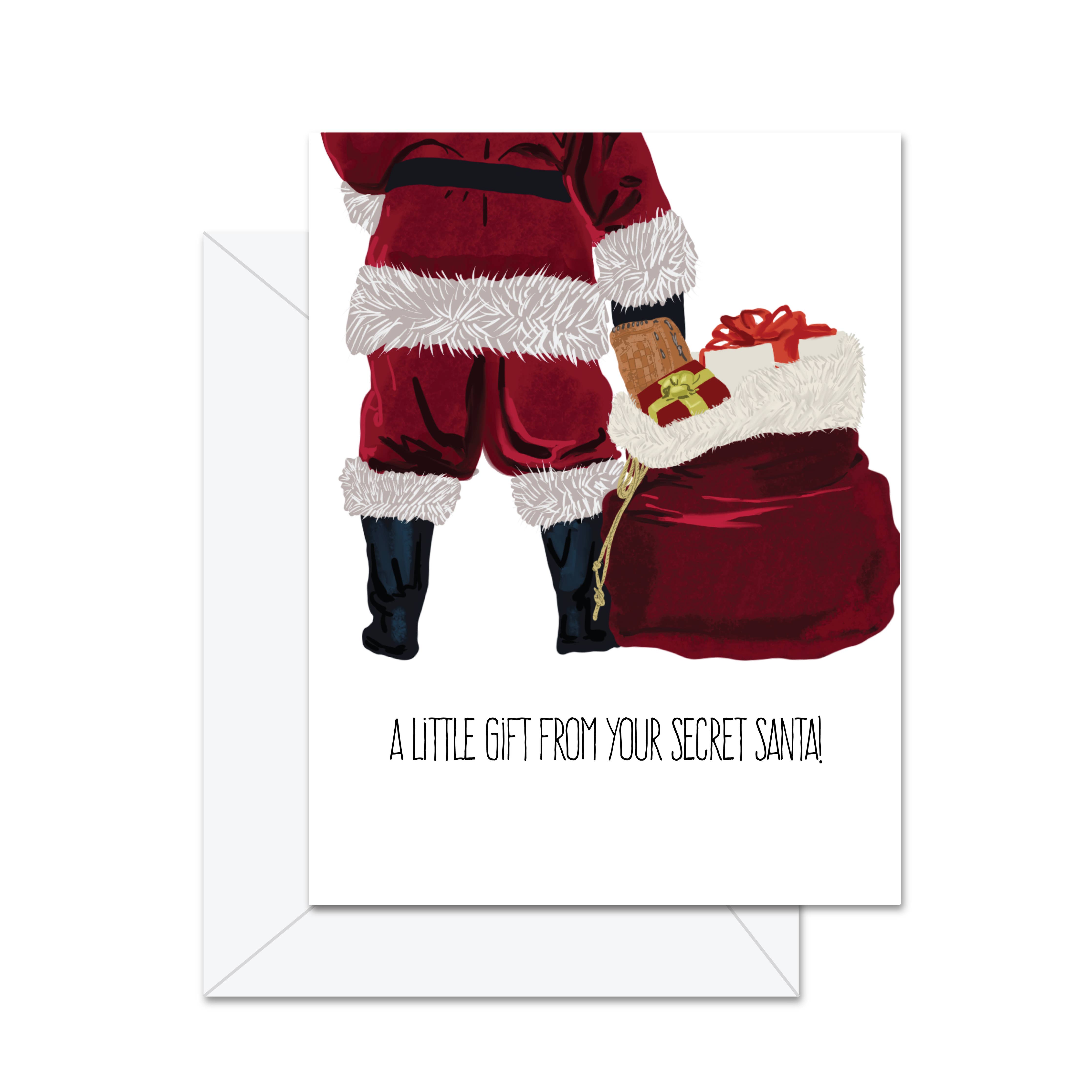 A Little Gift From Your Secret Santa - Greeting Card