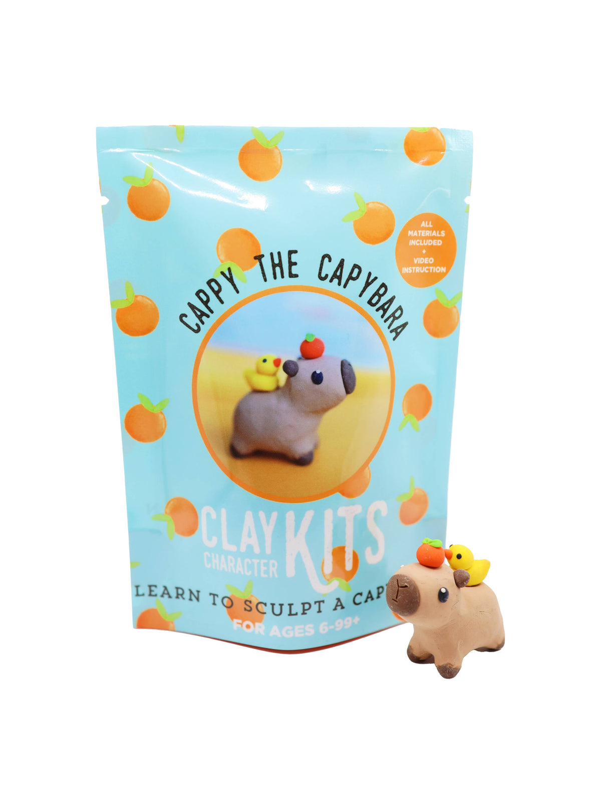 Capybara DIY Polymer Clay Kit | Arts & Craft Kit | Caribou Gifts Inc.