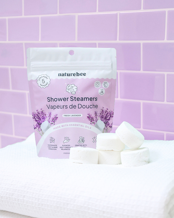 Fresh Lavender Shower Steamers | Nature Bee 