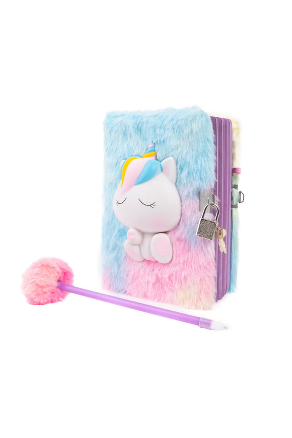 Furry Friends Squishy Unicorn Journal