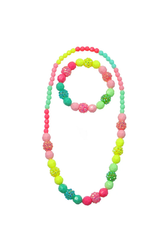Vividly Vibrant Necklace & Bracelet Set