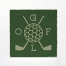 Golf Life Absorbent Ceramic Coaster Set of 4-6