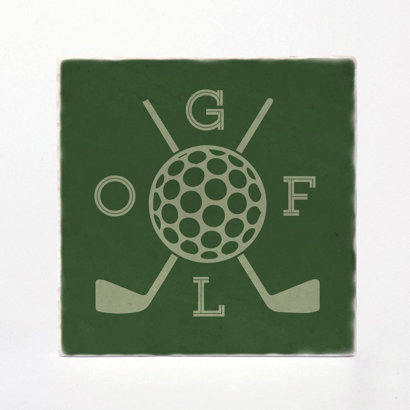 Golf Life Absorbent Ceramic Coaster Set of 4