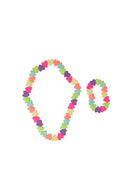 Sweet Tart Heart Necklace & Bracelet Set-1