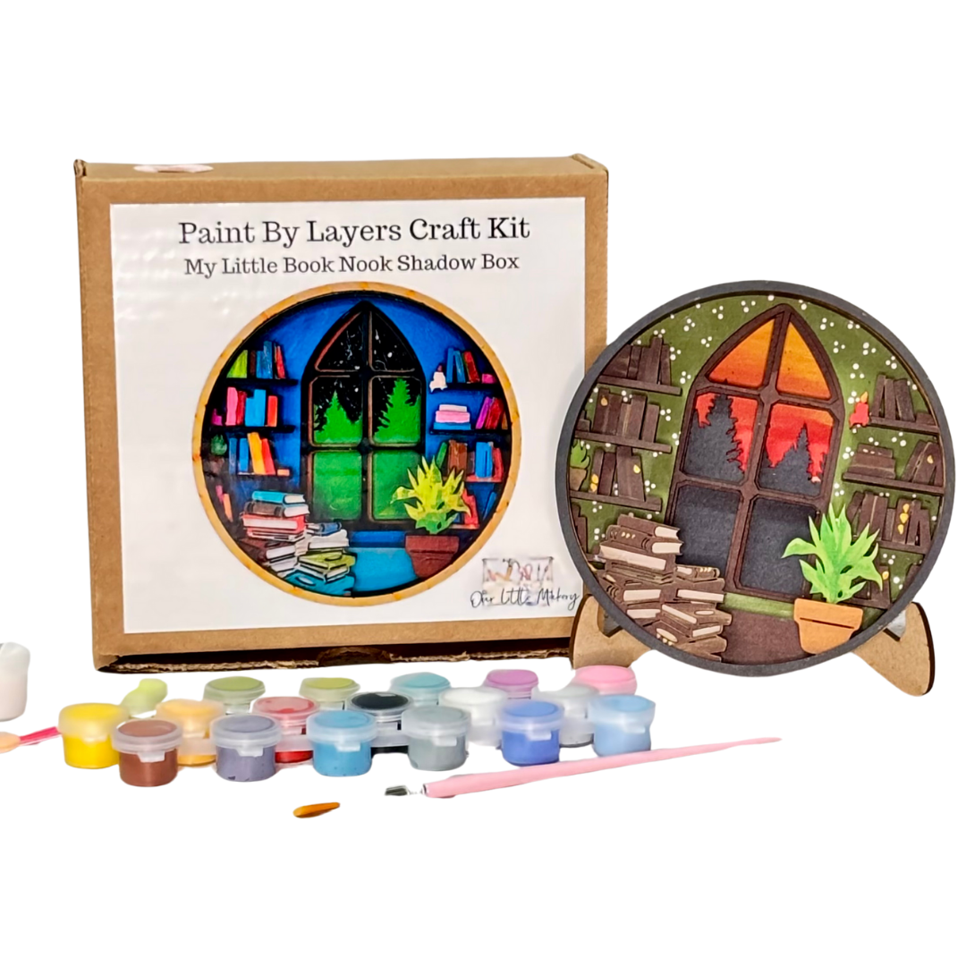 My Little Book Nook Shadow Box Kit - 0