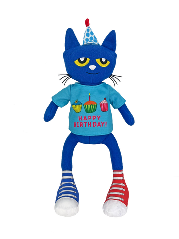 Pete The Cat Birthday Party Plush - 0