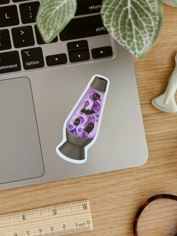 Spooky Lava Lamp - Spooky Vinyl Sticker