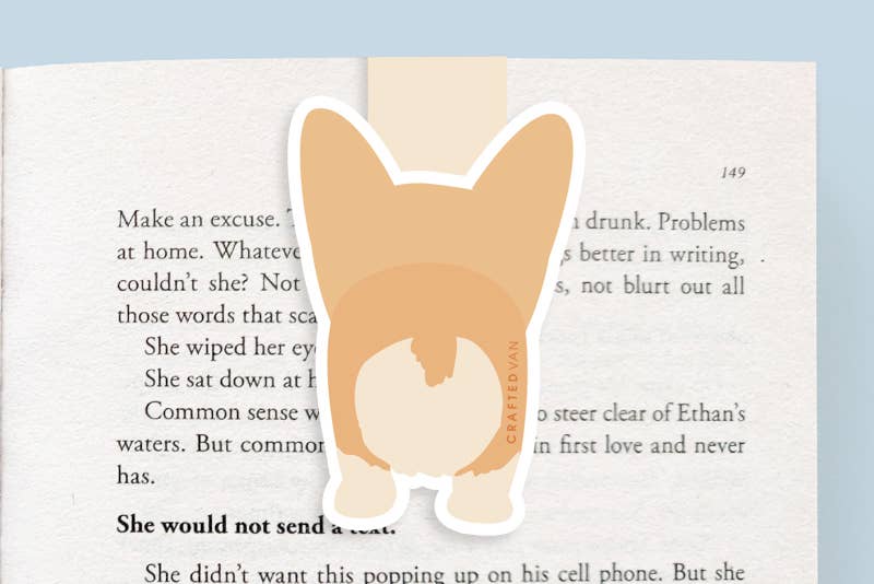 Corgi Dog Jumbo Magnetic Bookmark - 0