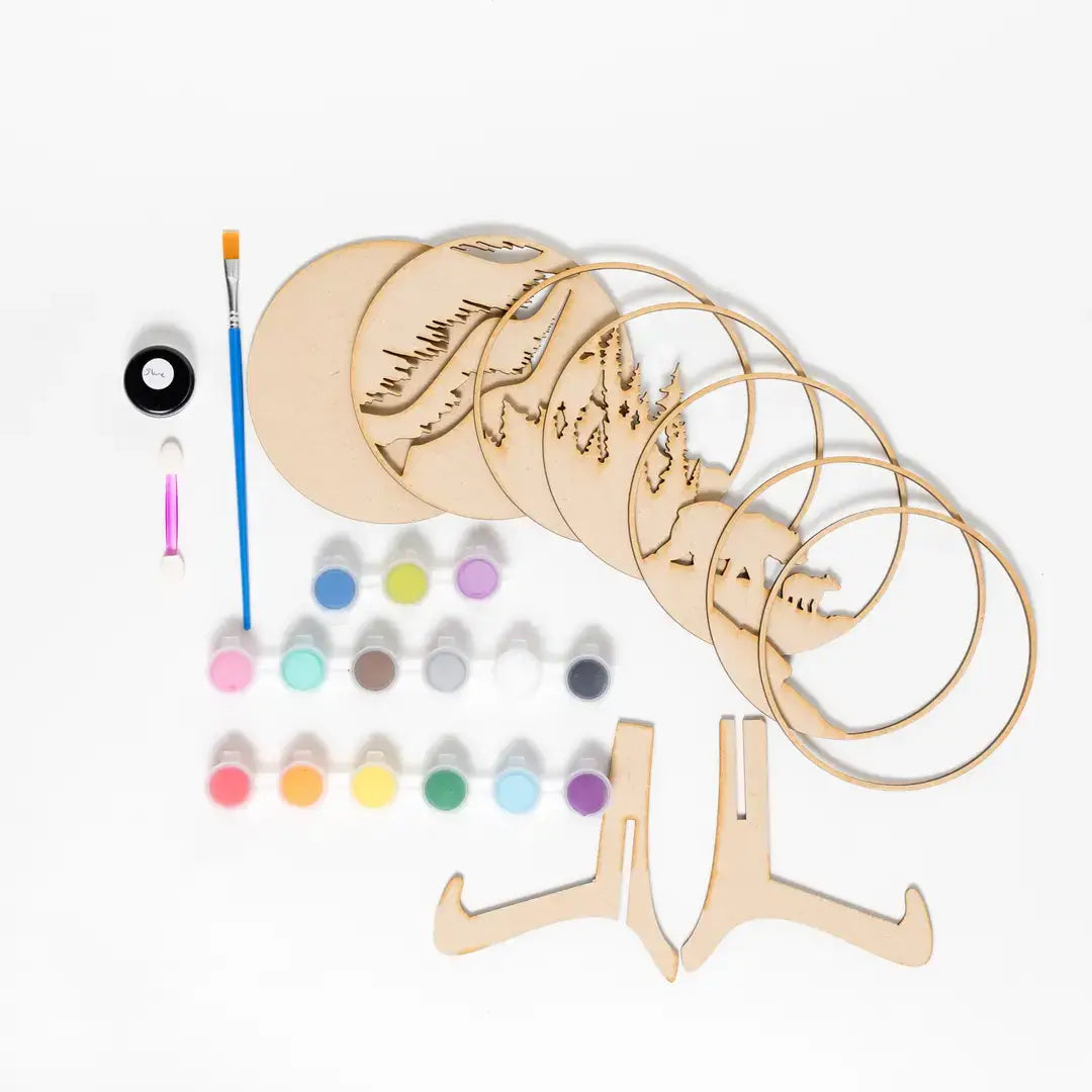 Peaceful Paddle Shadow Box Kit