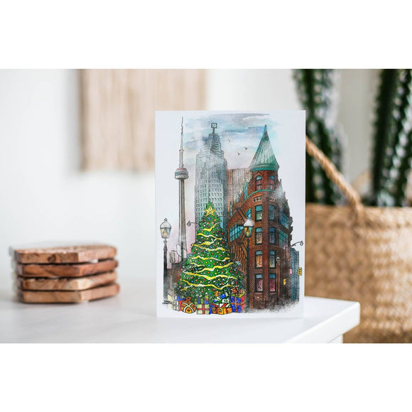 Flatiron Christmas Card - Blank