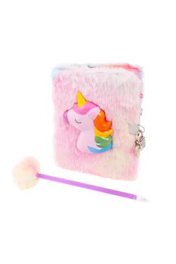 Furry Friends Squishy Unicorn Journal - 0