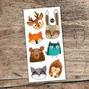 The Animals of the Forest - Temporary Tattoos-1