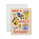 Lovely Birthday Garden - Illustrated Birthday Card-1