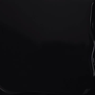 Vegan & 21-free Nail Polish - Black Heart - Glossy black vegan nail polish swatch showcasing deep, rich Black Heart shade, unique handmade Canadian gift.
