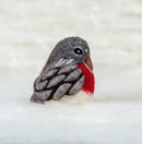 Needle Felted Robin Bird Ornament-3