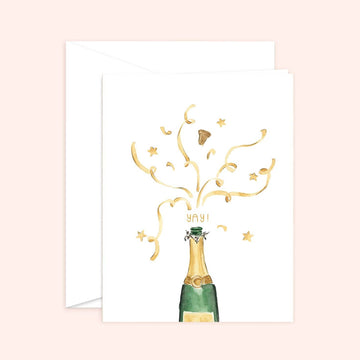 Pop the Champagne Card | Celebration Card - 0