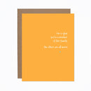 Glad You're a Member of This Family Card-1