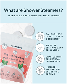 Sweet Citrus Shower Steamers | Nature Bee - 0