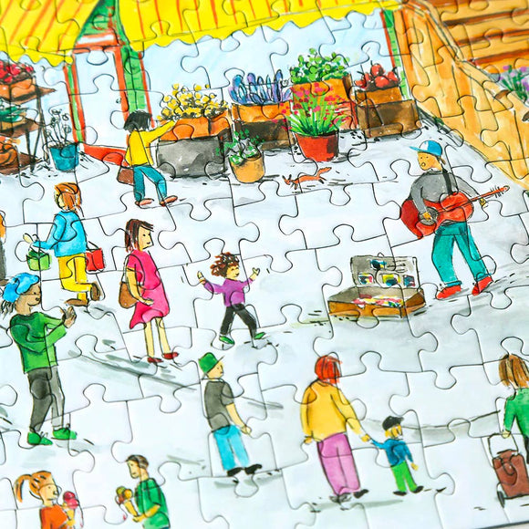 Toronto Kensington Market Puzzle - 1000 Piece Puzzle