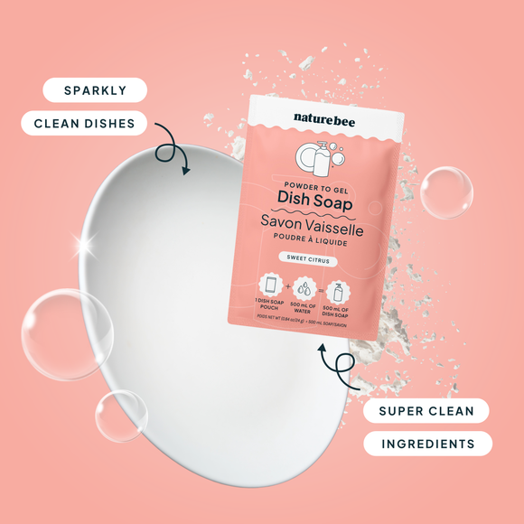 Sweet Citrus Dish Soap - Powder to Gel 