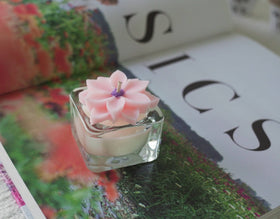 Clematis Floral Tealight Candles | Soy Wax Blend - 0