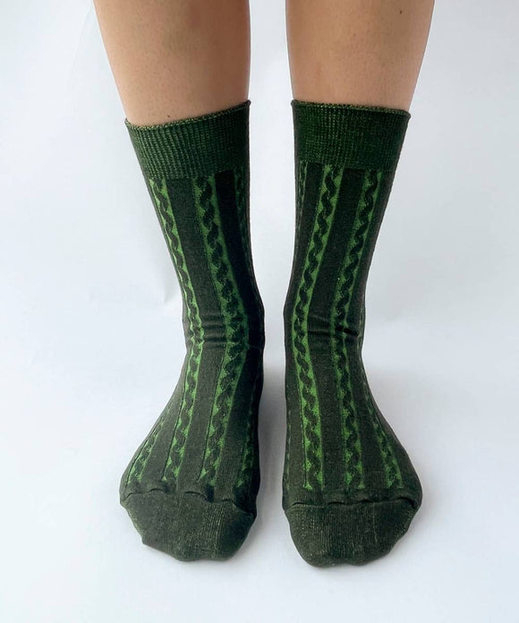 Cable Knit Dress Socks | Made in Canada | Various Colours