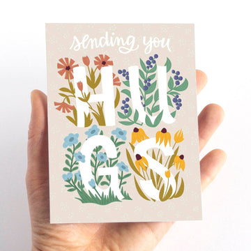 Sending You Hugs Sympathy Card - 0