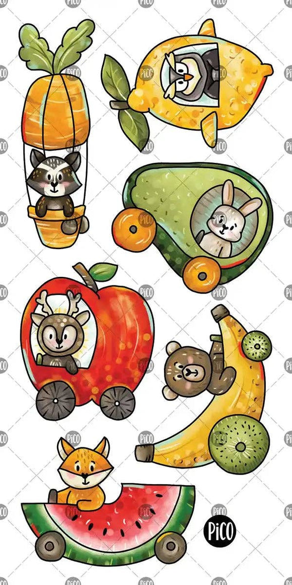 The Fruity Vehicles - Temporary Tattoos