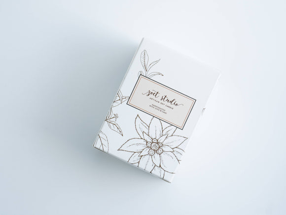 Holiday Soy Blend Candle - Cottage in the snow