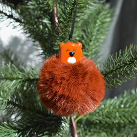 Hairy Beaver Ornament - 0