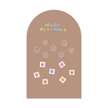 Buy caramel JUMBO Magic Playwall - Arch Magnetic Wall Decal for Kids