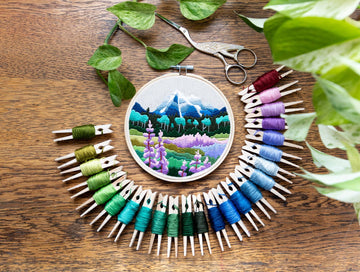 Mount Robson DIY Embroidery Kit - 0