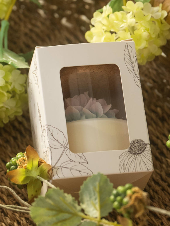 Vanilla Strawberry Hydrangea Candle | Soy Wax Blend