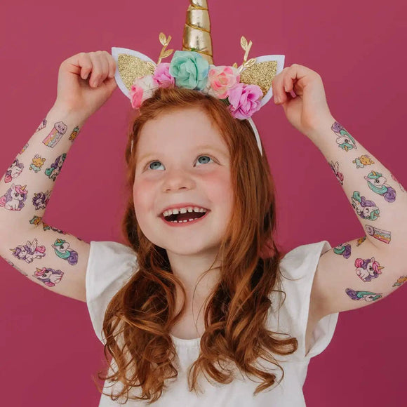 The Rainbow Unicorns - Temporary Tattoos