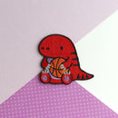 Basketball Raptor Embroidered Patch-1