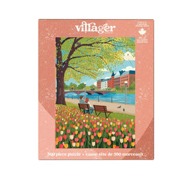 Tulip Season | 500-Piece Puzzle | Designed in Canada - 0