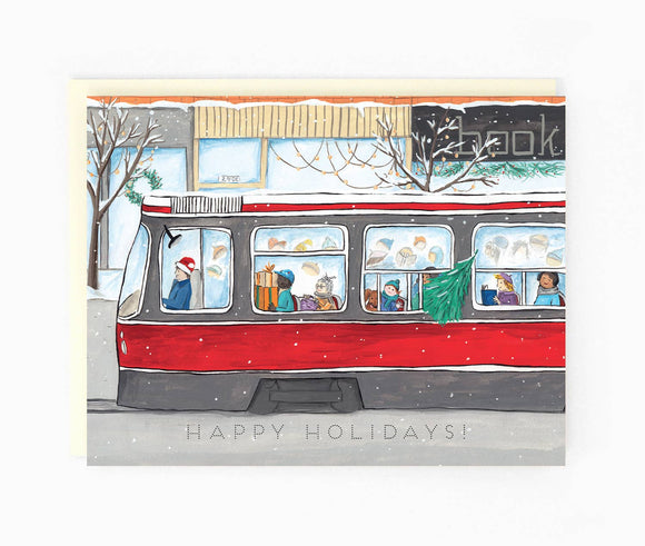 Toronto Streetcar Holiday Cards Box of 8
